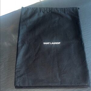 Saint Laurent Dust Bag with White Logo